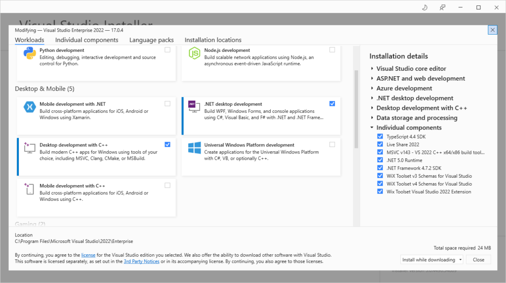 Compiling sqlcipher (sqlite encrypted) for Windows using Visual Studio 2022  - Dominique St-Amand